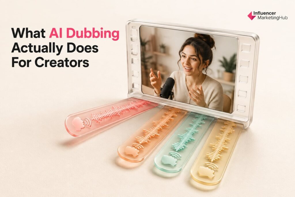 What AI Dubbing Actually Does For Creators, and What It Doesn't