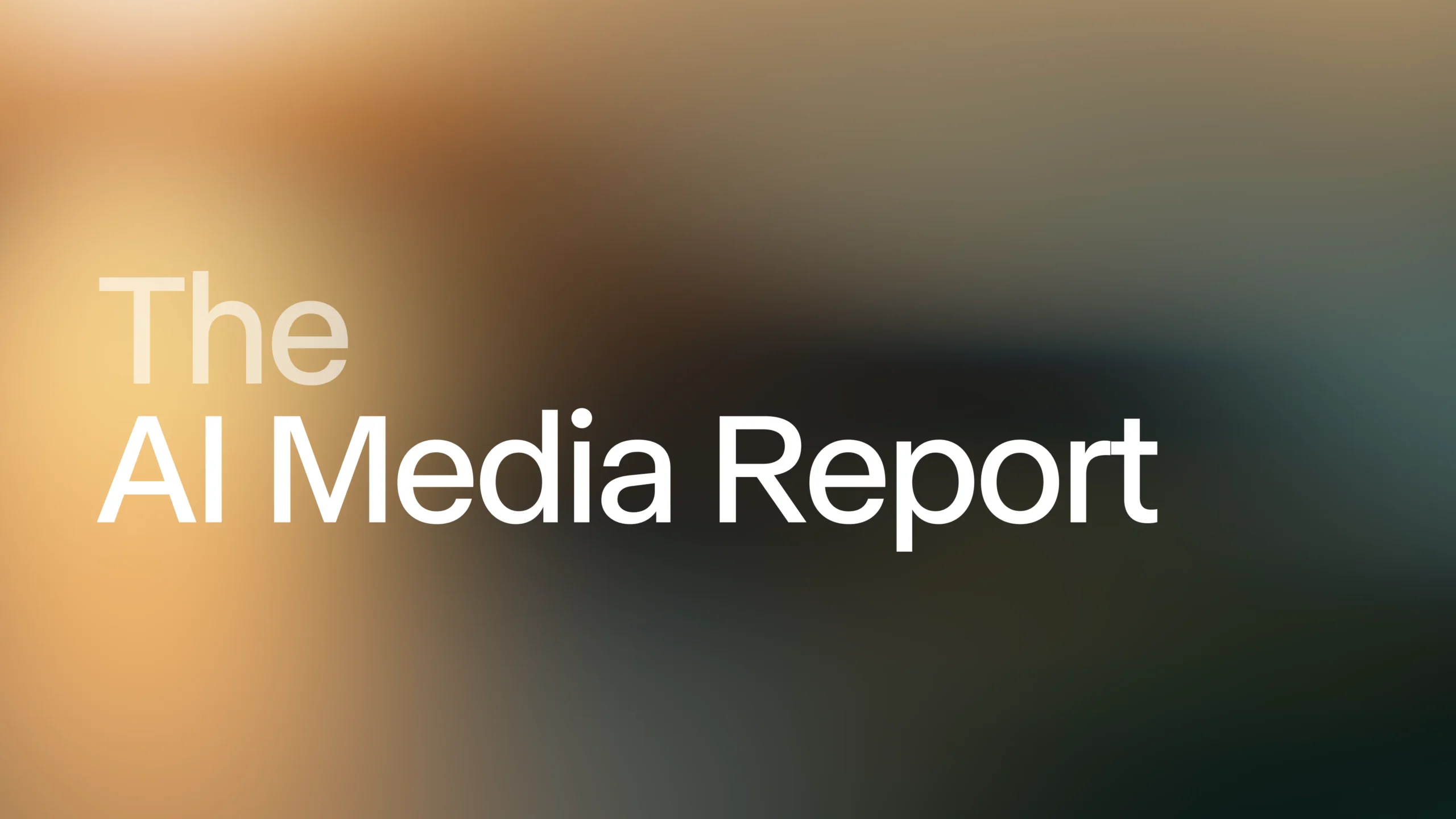 The AI Media Report: Cost, Speed and What Comes Next